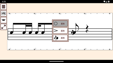 Input screen sample 3