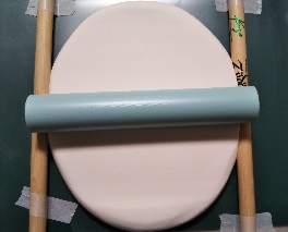 板状に伸ばした粘土